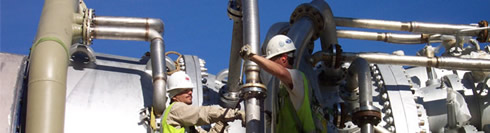 Gateway Generating Station Underground Piping Installation and Power Train Equipment for Pacific Gas and Electric Power Plant in Bay Area California